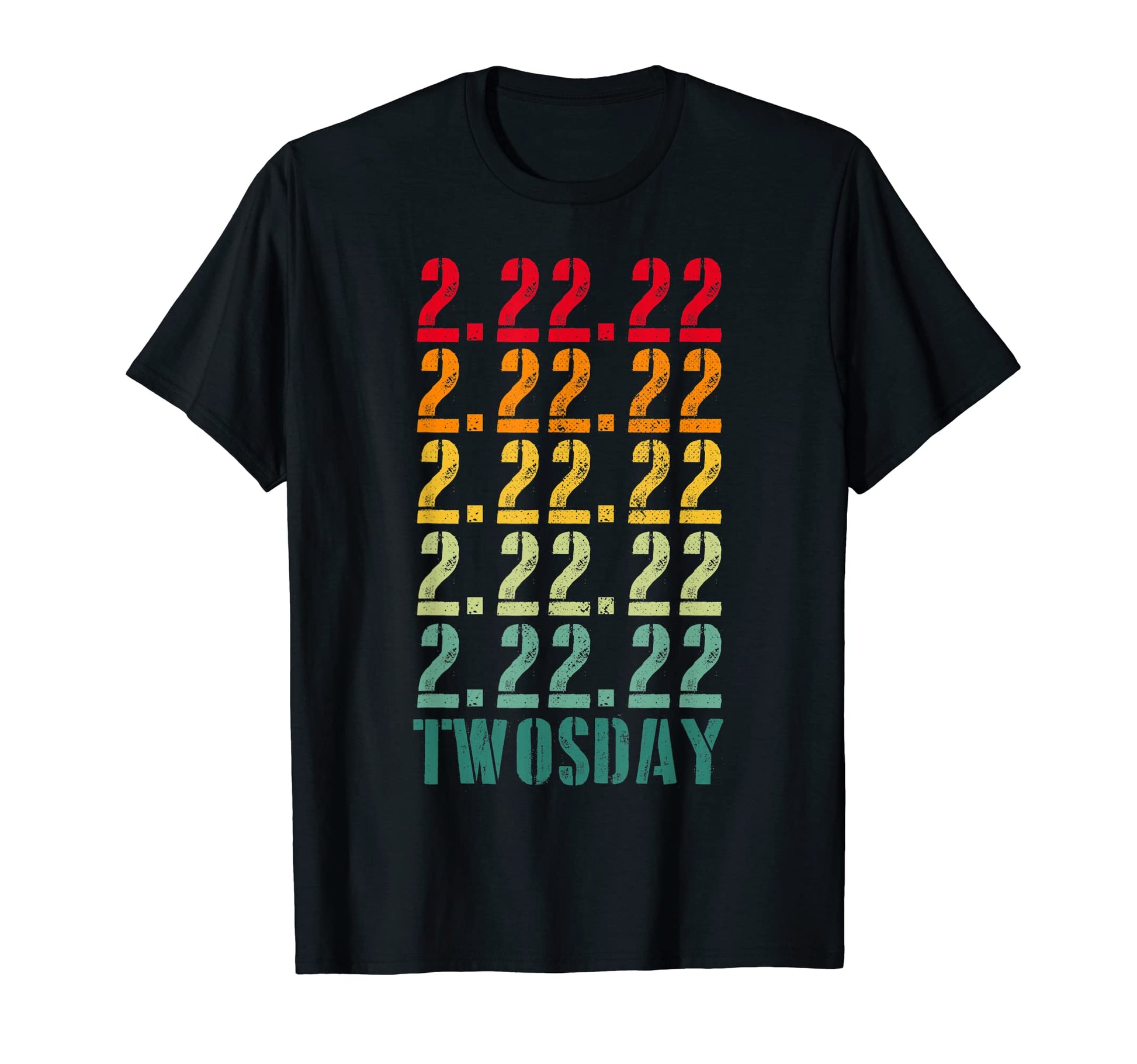 Twosday 2 22 2022 February 22Nd T-Shirt - Custom Art Print for Adults - T-Shirt, Sweatshirt, Hoodie