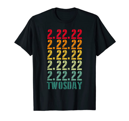 Twosday 2 22 2022 February 22Nd T-Shirt - Custom Art Print for Adults - T-Shirt, Sweatshirt, Hoodie
