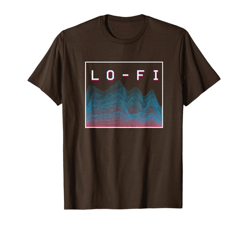 Lo Fi Hip Hop Soundwave Vaporwave T-Shirt - Fun Novelty Design for Adults - T-Shirt, Sweatshirt, Hoodie