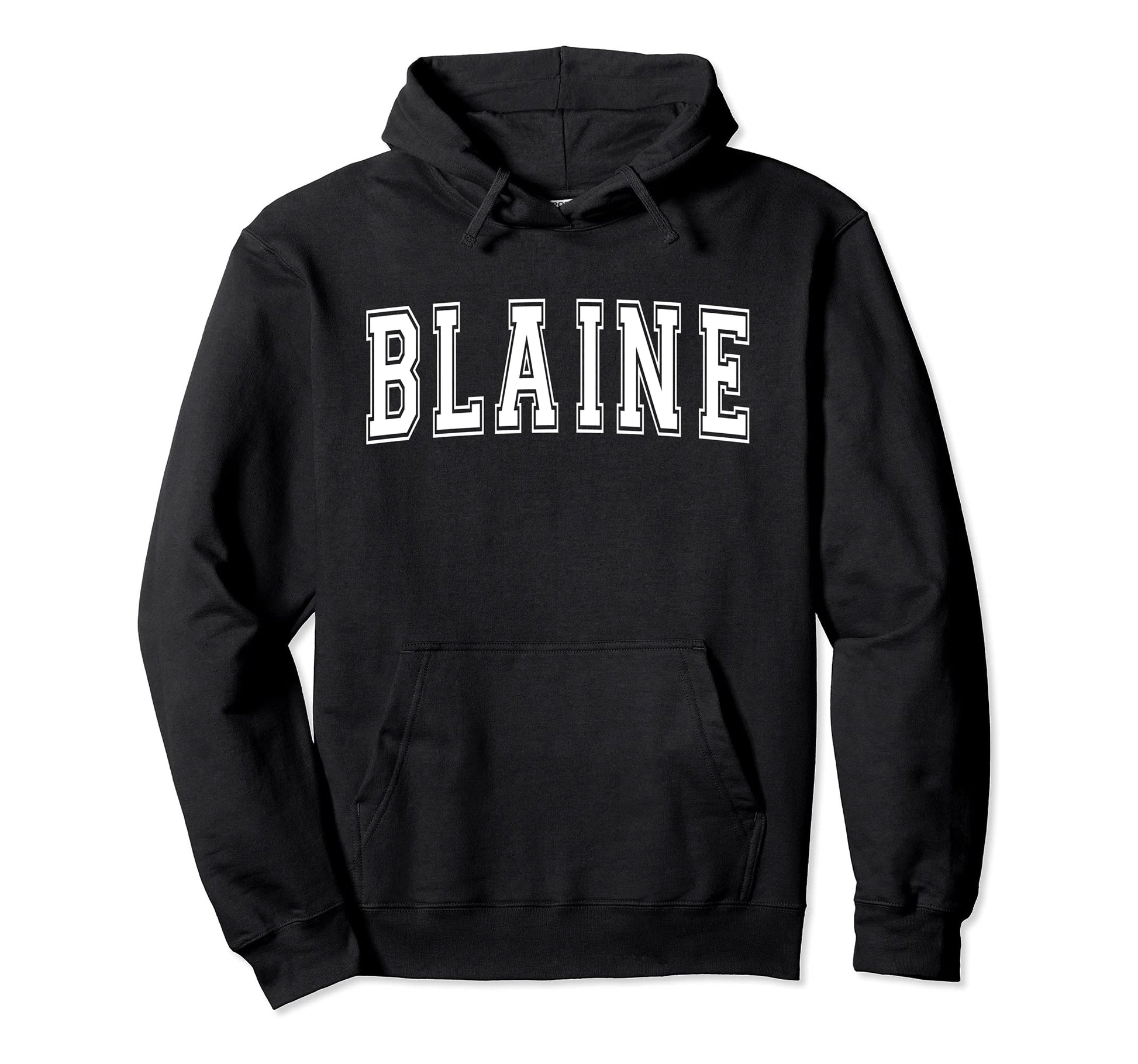 Blaine Mn Minnesota Usa Sports Varsity Hoodie - Fun Novelty Design Unisex - T-Shirt, Sweatshirt, Hoodie