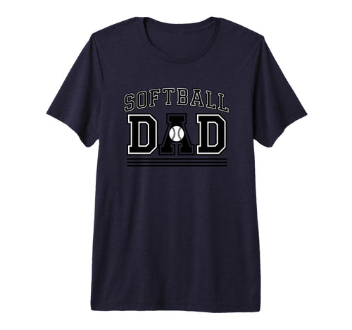 Softball Dad Baseball Enthusiast T-Shirt - Fun Novelty Design for Adults - T-Shirt, Sweatshirt, Hoodie