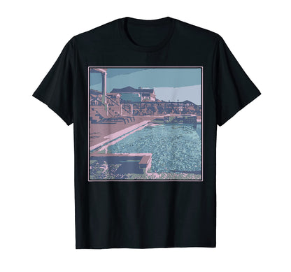 Vaporwave Aesthetics Funny Swimming T-Shirt - Novelty Apparel Unisex - T-Shirt, Sweatshirt, Hoodie