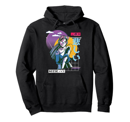 Vaporwave Kawaii Aesthetic Japanese Hoodie - Aesthetic Graphic Men Women - T-Shirt, Sweatshirt, Hoodie