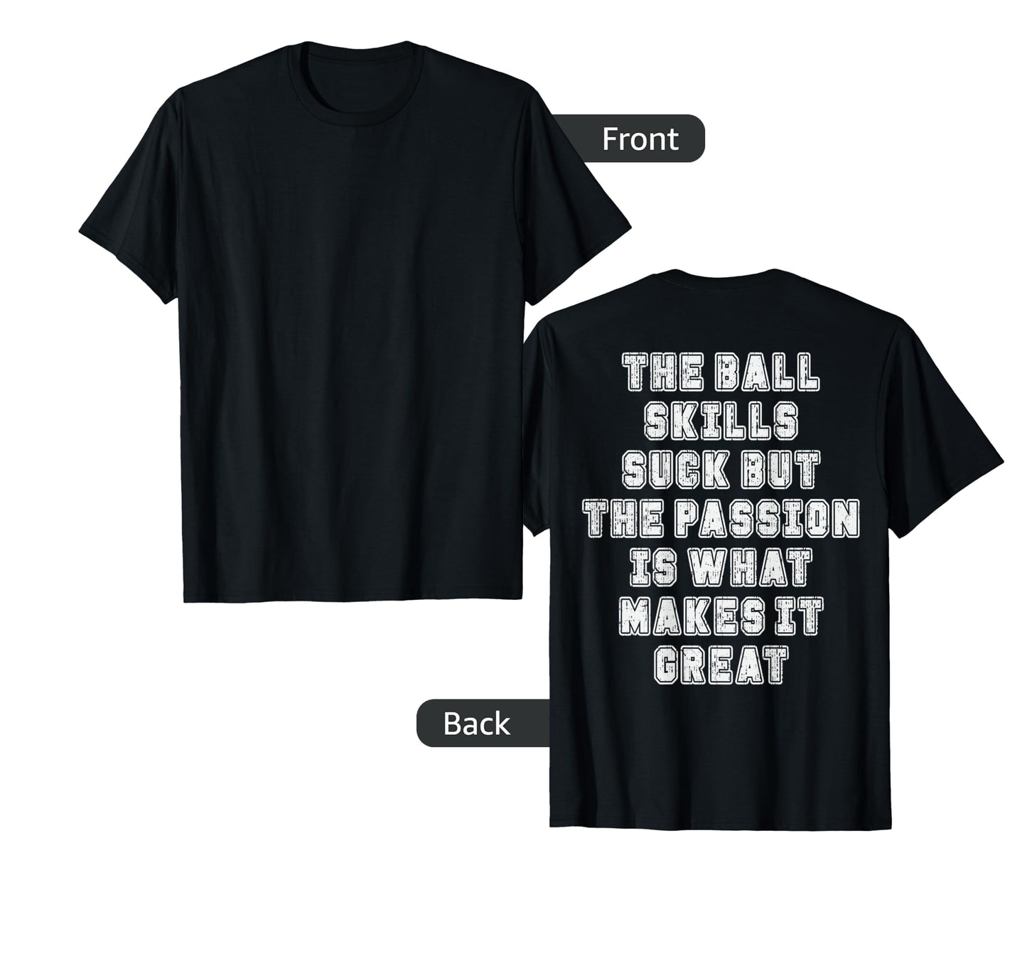 Funny Golf Trainer Ball Skills Suck T-Shirt - Custom Art Print Men Women - T-Shirt, Sweatshirt, Hoodie