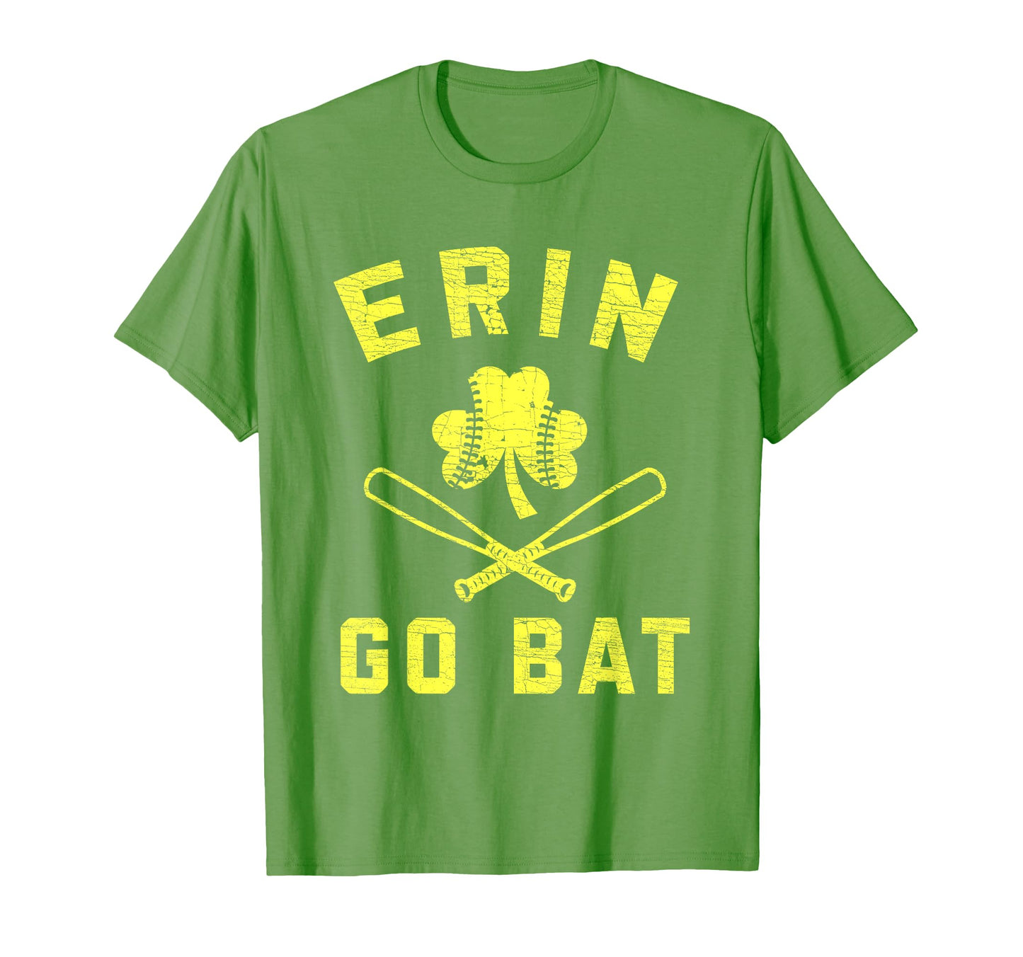 Erin Go Bat Funny Irish Baseball St T-Shirt - Novelty Apparel Unisex - T-Shirt, Sweatshirt, Hoodie