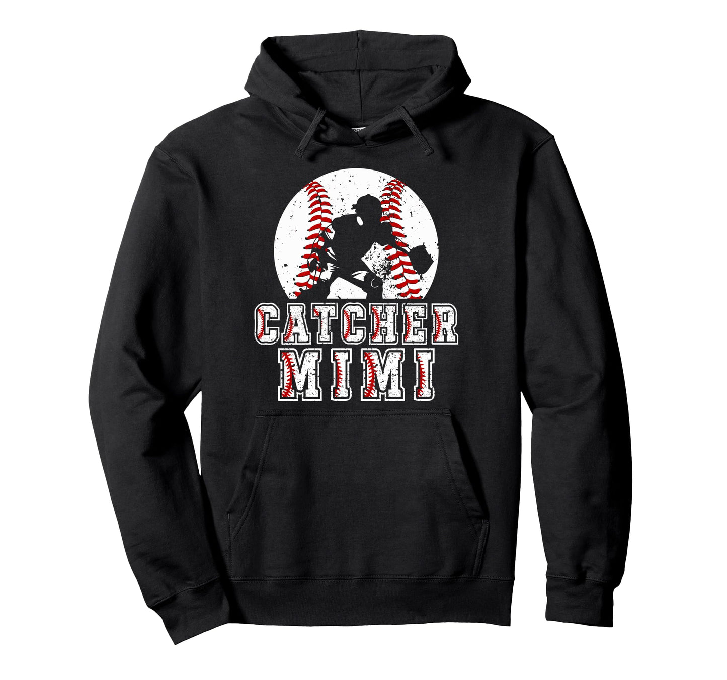 Baseball Catcher Mimi Baseball Catcher Hoodie - Graphic Print Men Women - T-Shirt, Sweatshirt, Hoodie