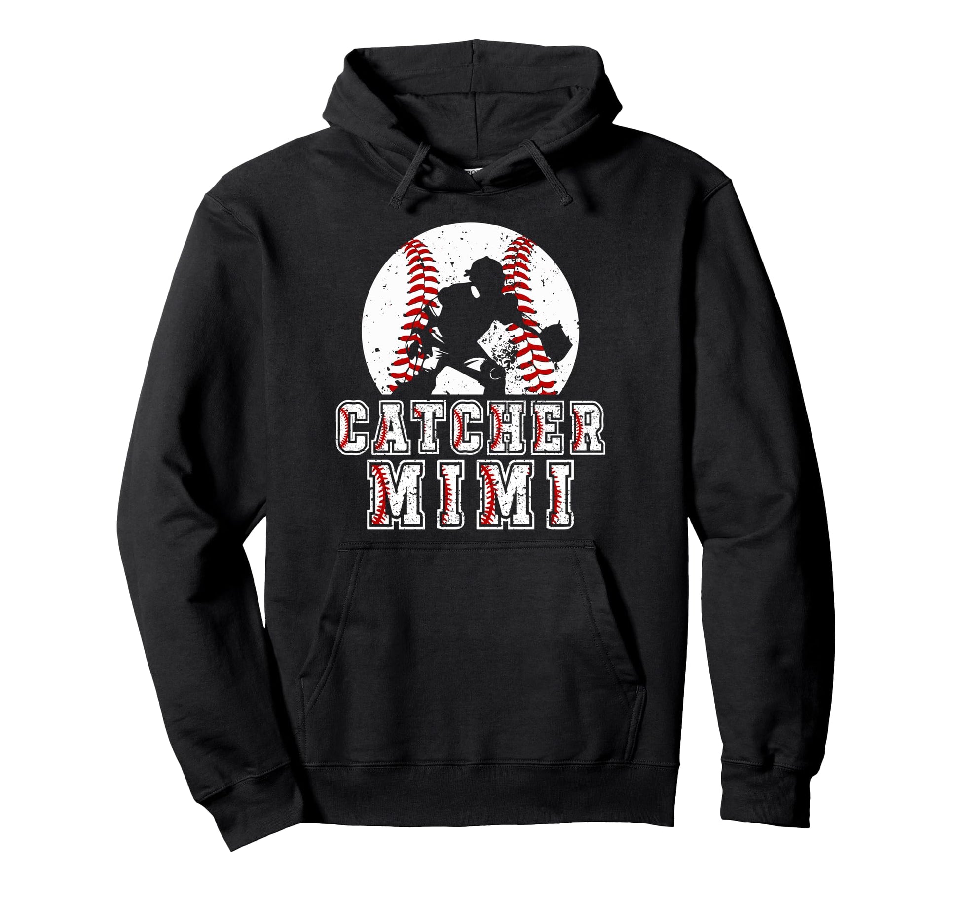 Baseball Catcher Mimi Baseball Catcher Hoodie - Graphic Print Men Women - T-Shirt, Sweatshirt, Hoodie