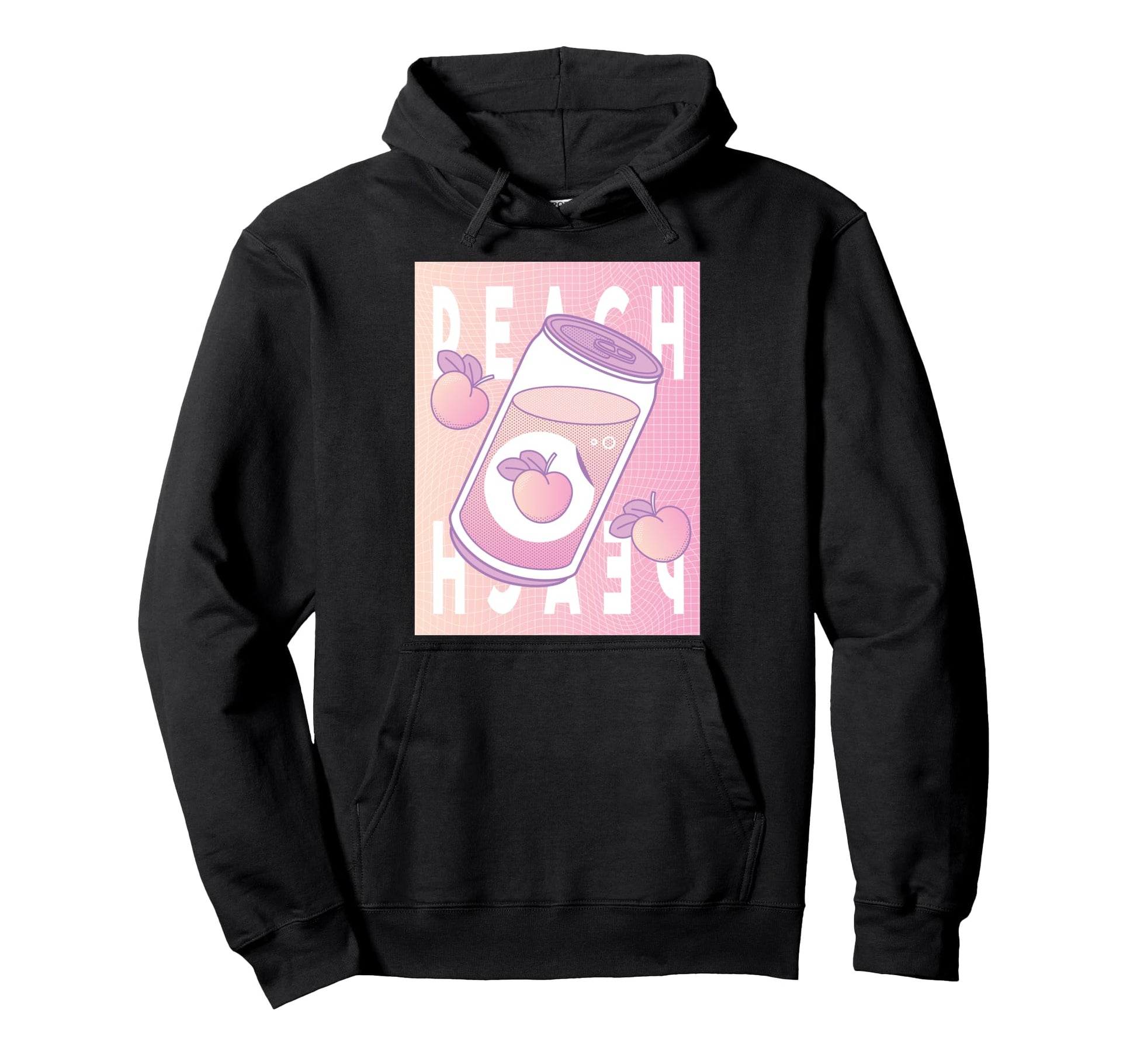 Pastel Peach Soda Can L Japanese Hoodie - Fun Novelty Design Unisex - T-Shirt, Sweatshirt, Hoodie