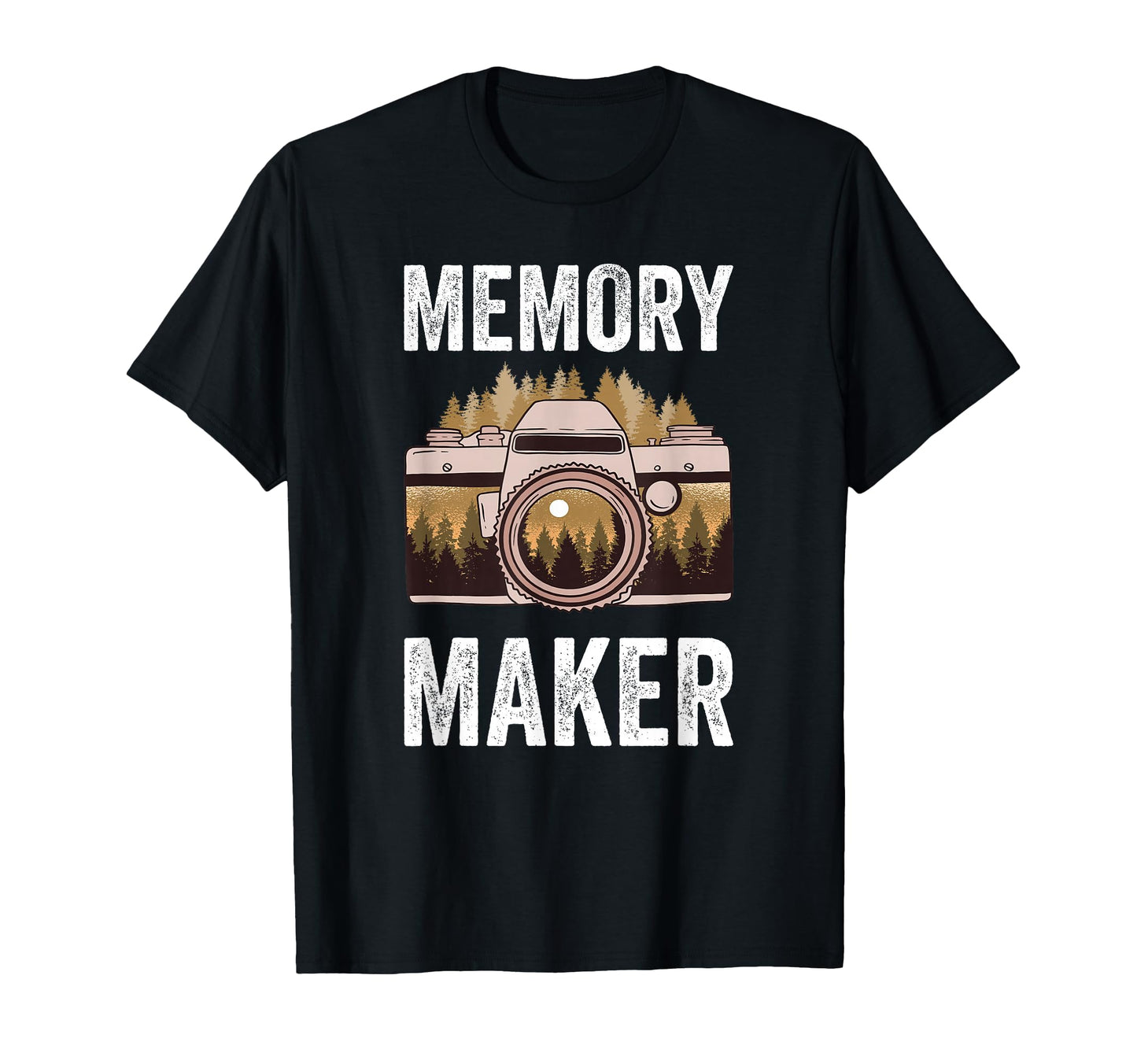 Memory Maker Photography Camera T-Shirt - Minimalist Print Men Women - T-Shirt, Sweatshirt, Hoodie