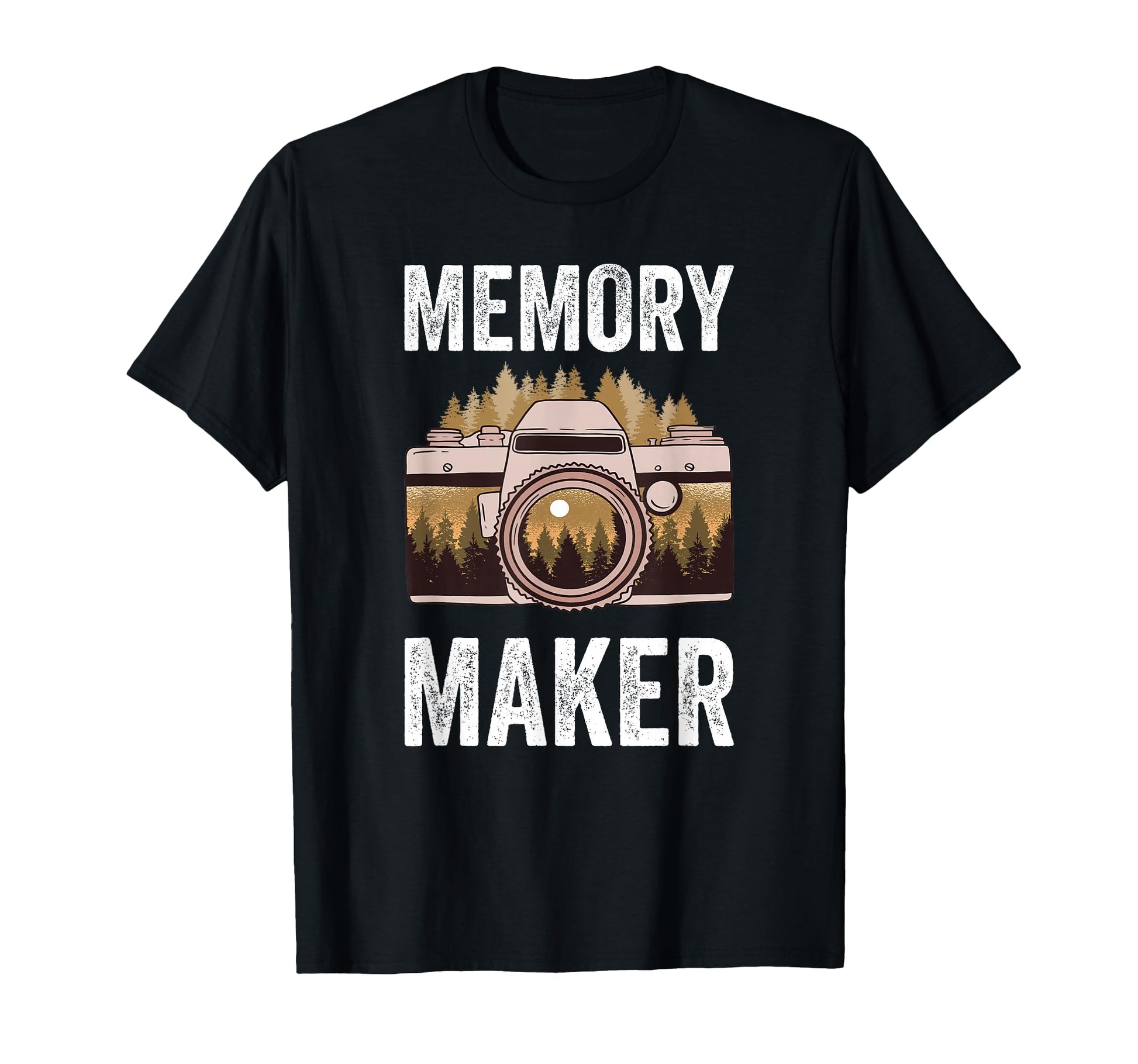 Memory Maker Photography Camera T-Shirt - Minimalist Print Men Women - T-Shirt, Sweatshirt, Hoodie