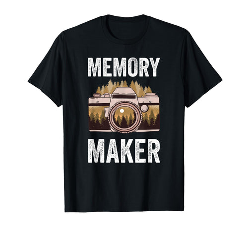 Memory Maker Photography Camera T-Shirt - Custom Art Print for Adults - T-Shirt, Sweatshirt, Hoodie