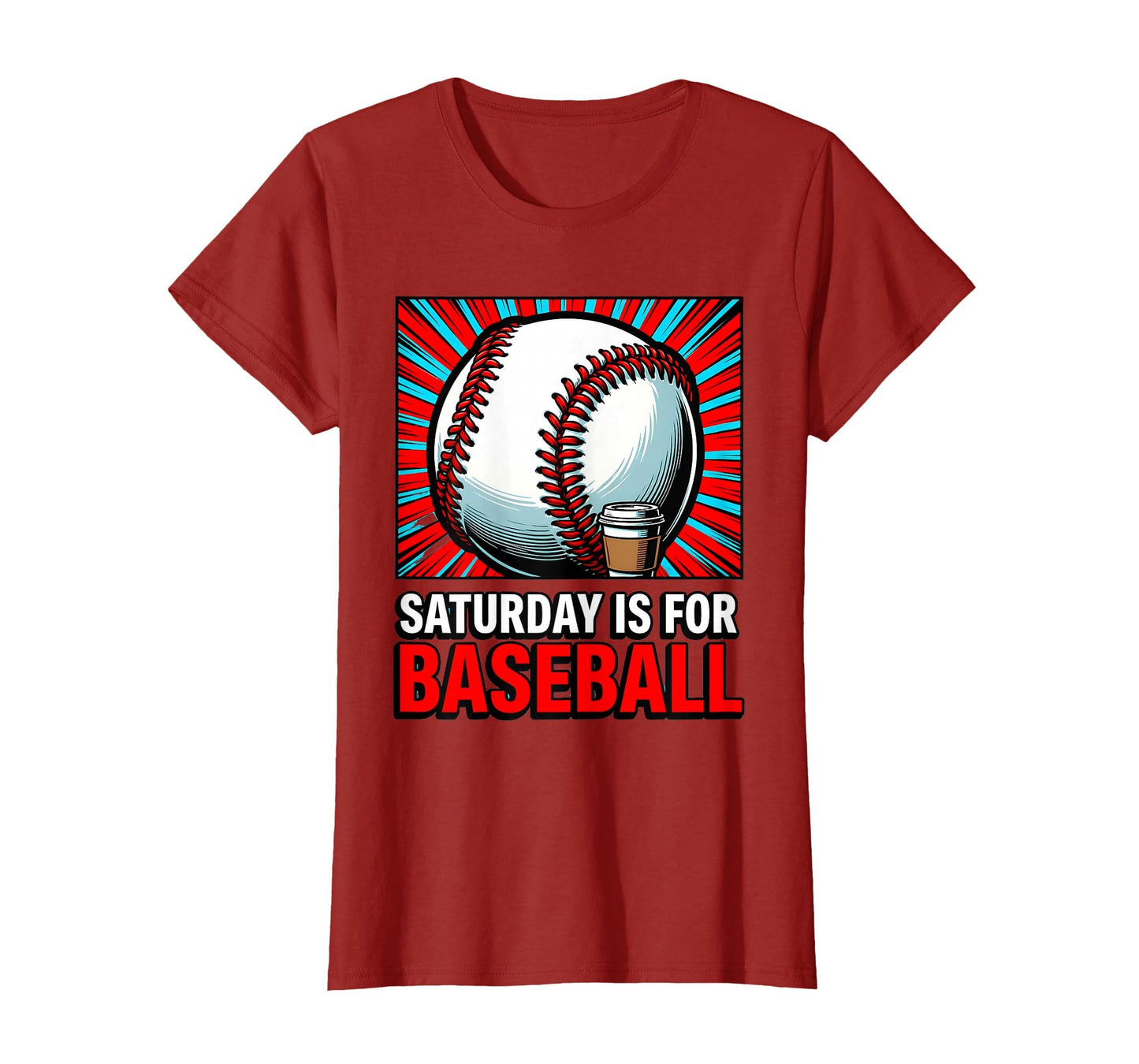 Saturday Is Baseball Mom T-Shirt - Casual Everyday Wear Unisex - T-Shirt, Sweatshirt, Hoodie