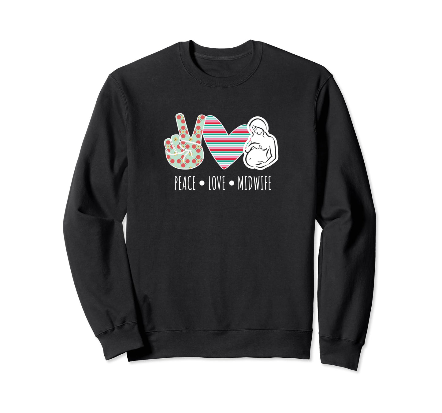 Midwives Doula Midwifery Motifs Sweatshirt - Trendy Graphic Unisex - T-Shirt, Sweatshirt, Hoodie