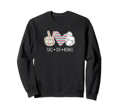Midwives Doula Midwifery Motifs Sweatshirt - Trendy Graphic Unisex - T-Shirt, Sweatshirt, Hoodie