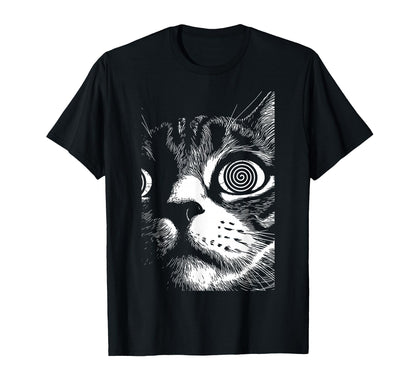 Trippy Cat Pastel Goth Gothic Grunge T-Shirt - Aesthetic Graphic Men Women - T-Shirt, Sweatshirt, Hoodie
