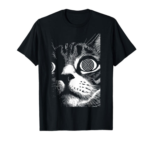 Trippy Cat Pastel Goth Gothic Grunge T-Shirt - Aesthetic Graphic Men Women - T-Shirt, Sweatshirt, Hoodie