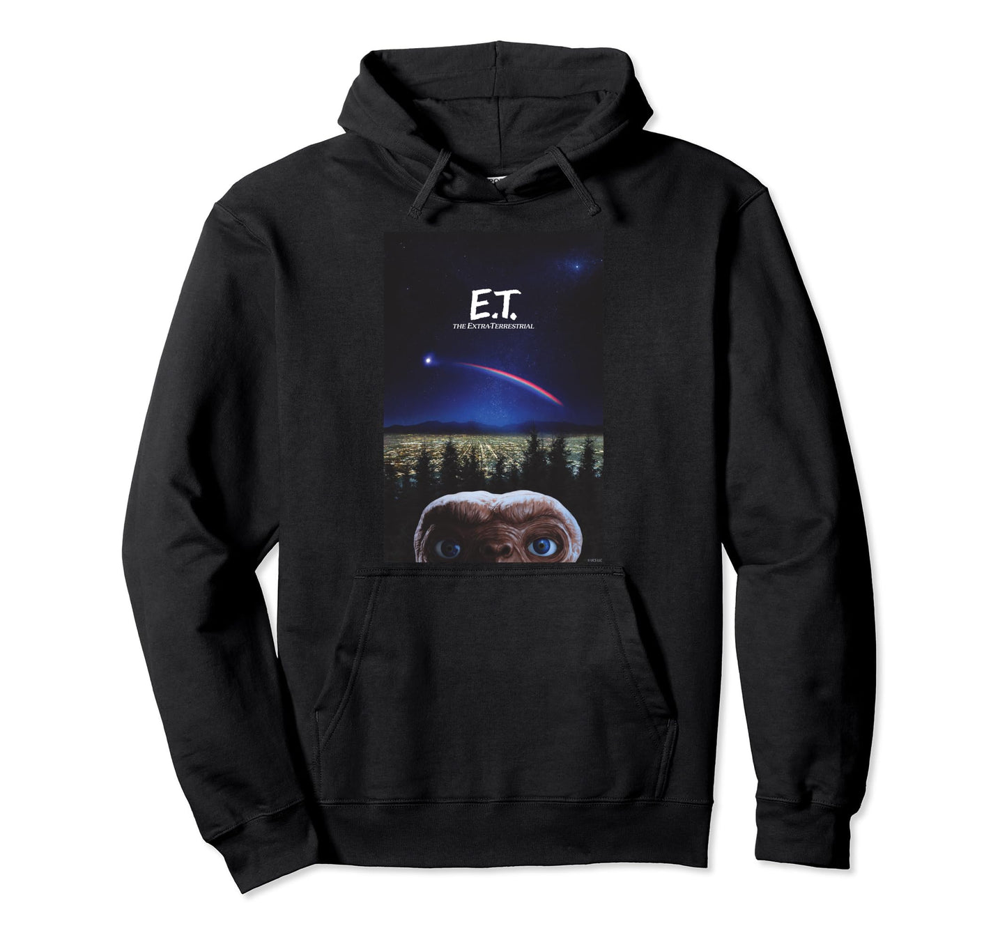 E T Extraterrestrial Rainbow Hoodie - Minimalist Print Men Women - T-Shirt, Sweatshirt, Hoodie