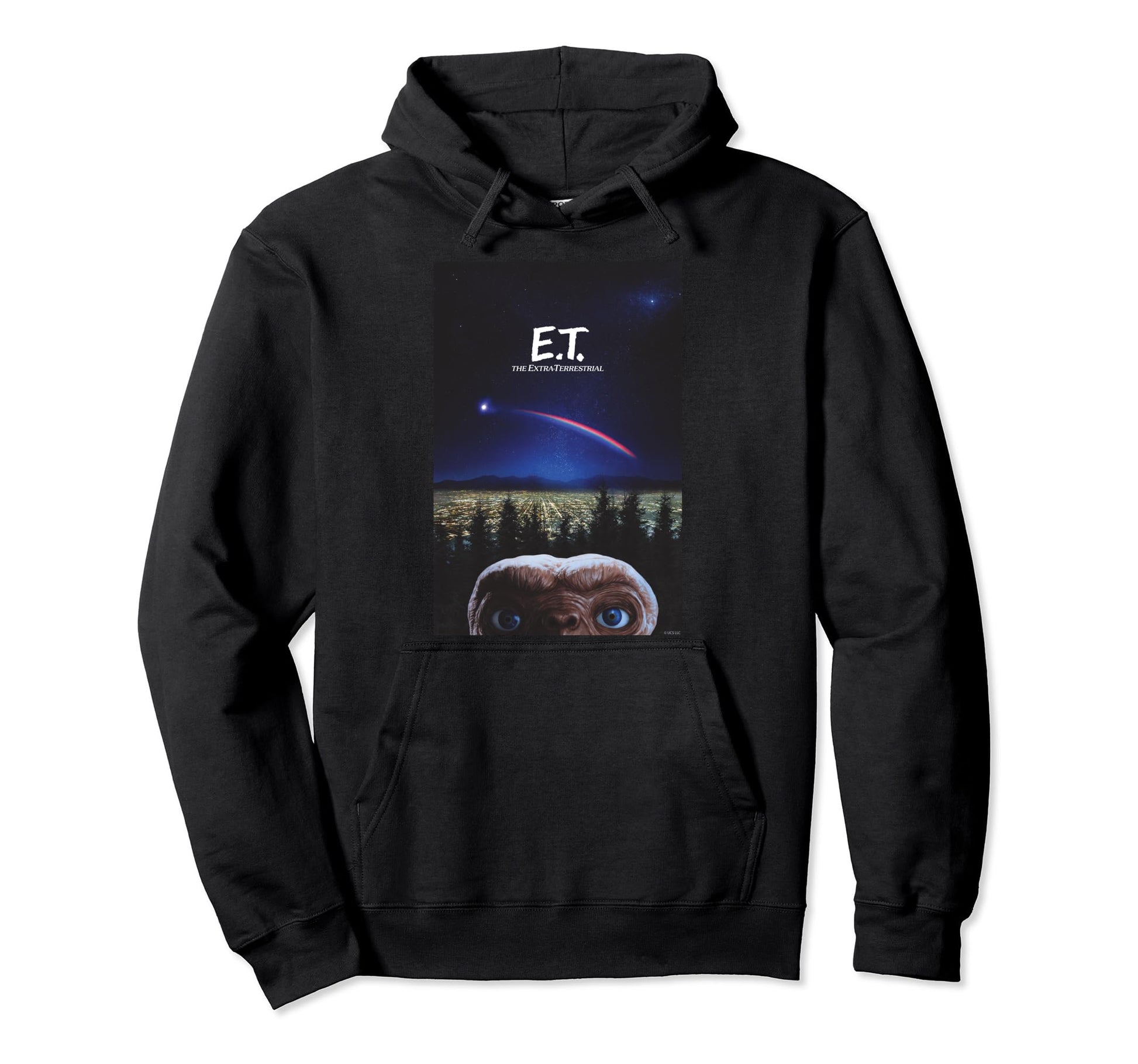 E T Extraterrestrial Rainbow Hoodie - Minimalist Print Men Women - T-Shirt, Sweatshirt, Hoodie
