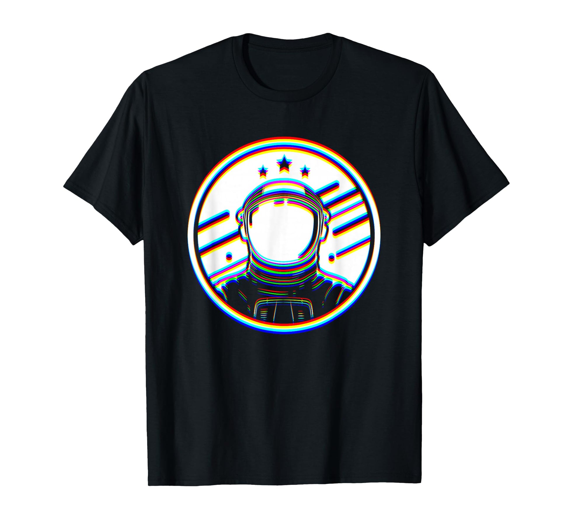 Glitch Art Edm Rave Optical Illusion T-Shirt - Custom Art Print for Adults - T-Shirt, Sweatshirt, Hoodie