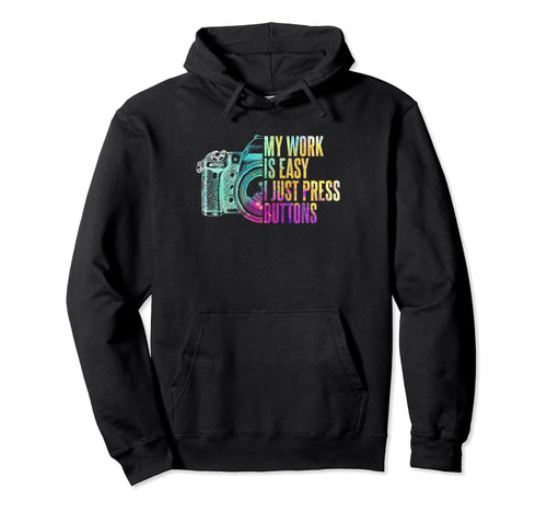 Funny Photographer Camera T-Shirt - Casual Everyday Wear Unisex - T-Shirt, Sweatshirt, Hoodie