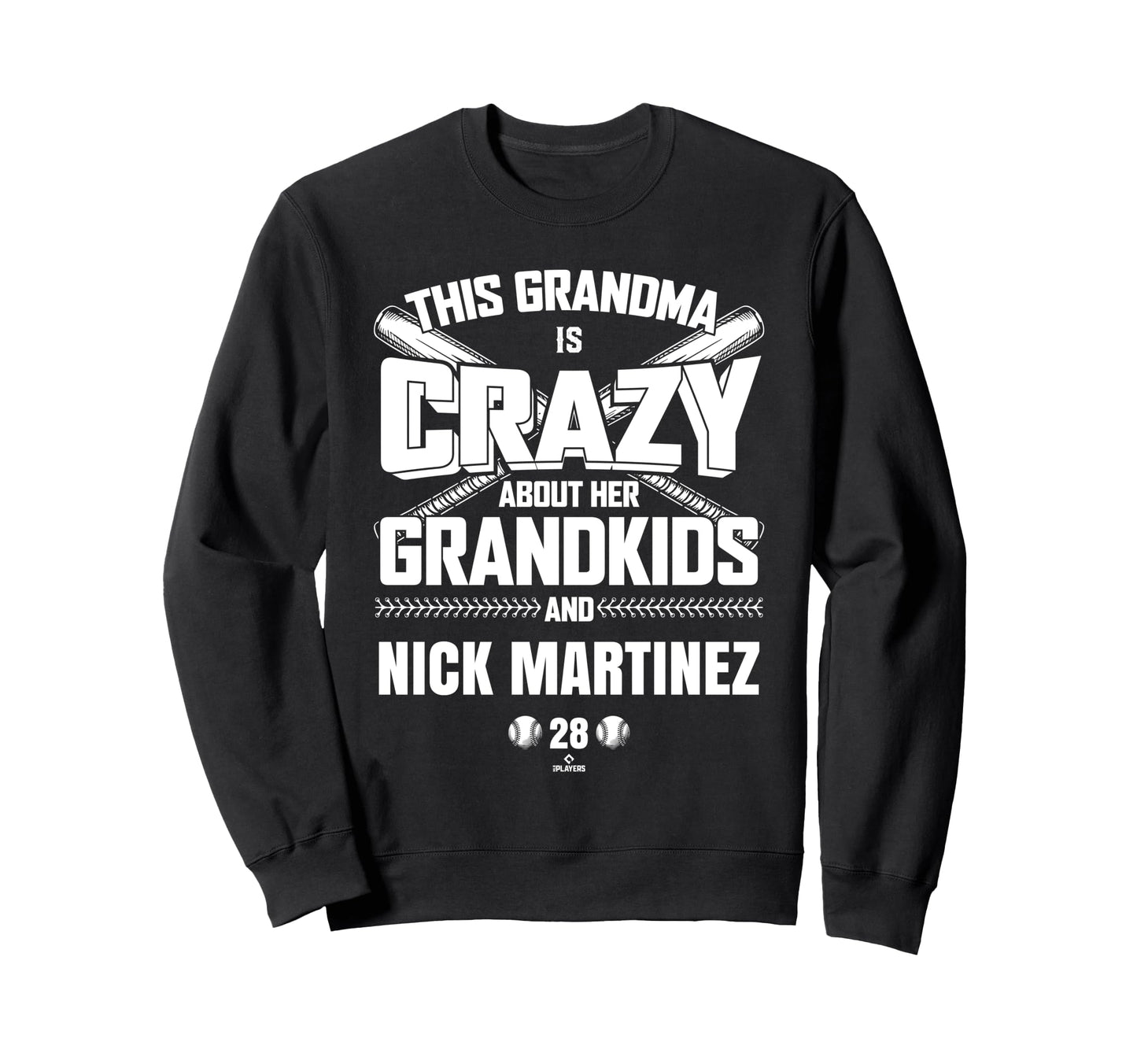 Grandma Crazy Nick Martinez Sweatshirt - Casual Everyday Wear for Adults - T-Shirt, Sweatshirt, Hoodie