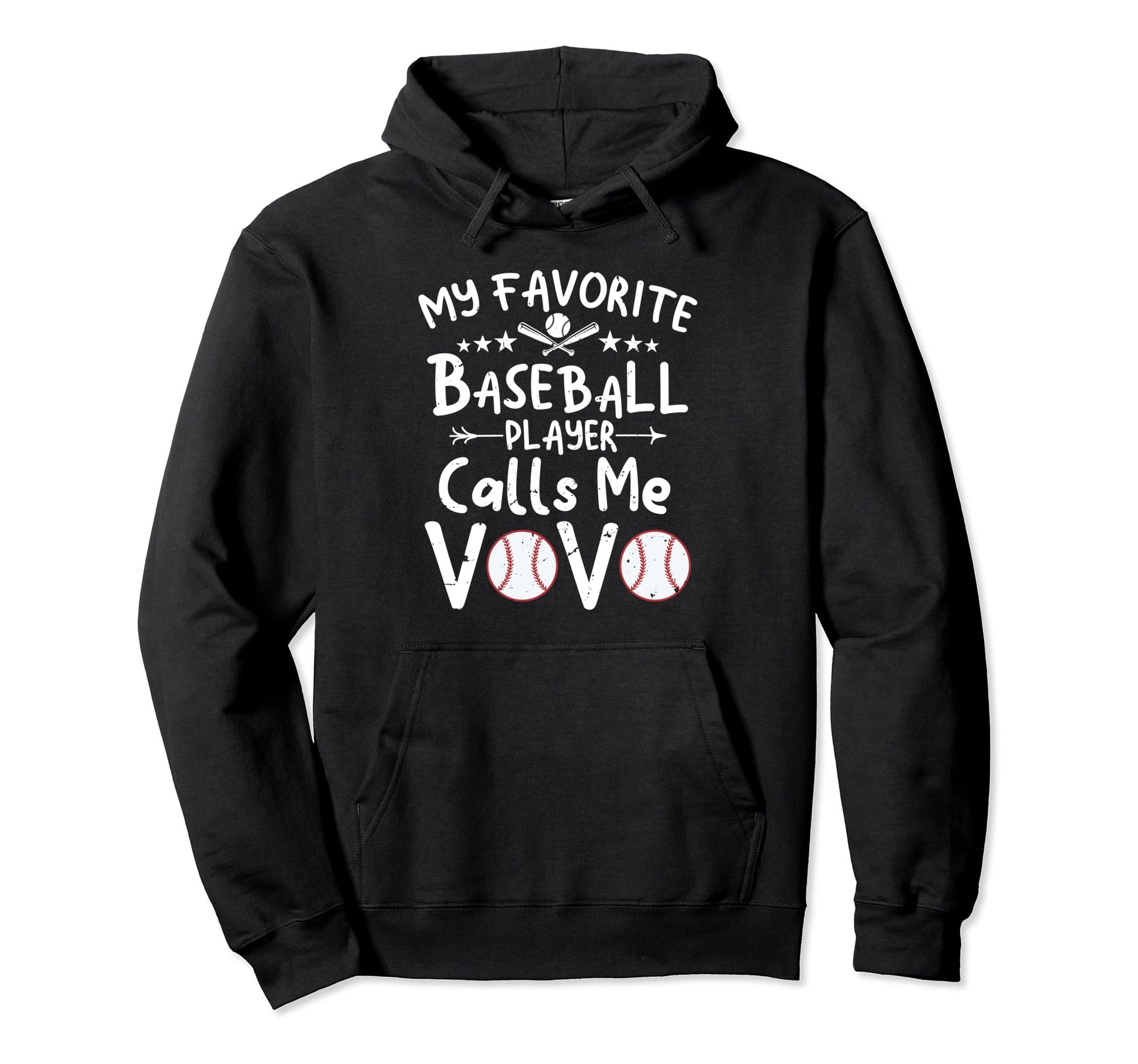 My Favorite Baseball Player Calls Me Vovo Hoodie - Novelty Apparel Unisex - T-Shirt, Sweatshirt, Hoodie