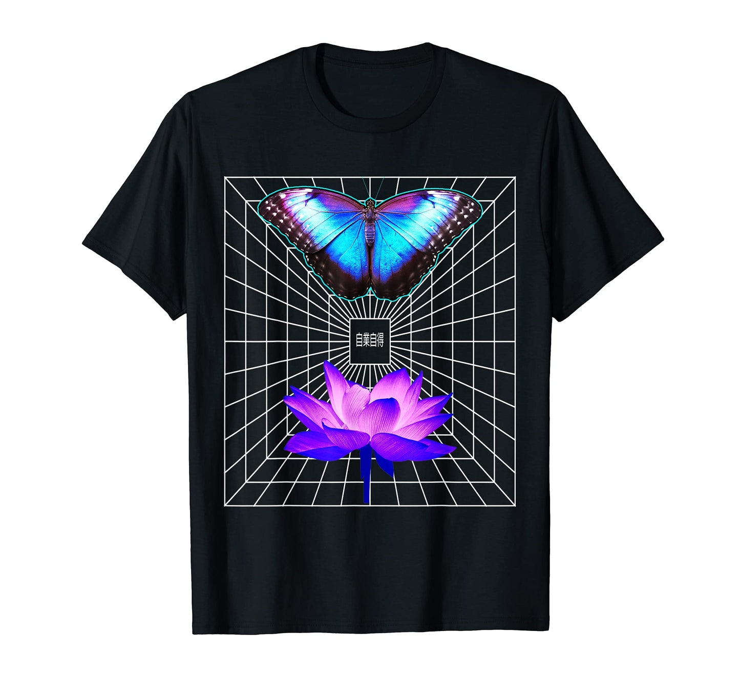Butterfly Japanese Streetwear 80S 90S T-Shirt - Streetwear Style Unisex - T-Shirt, Sweatshirt, Hoodie