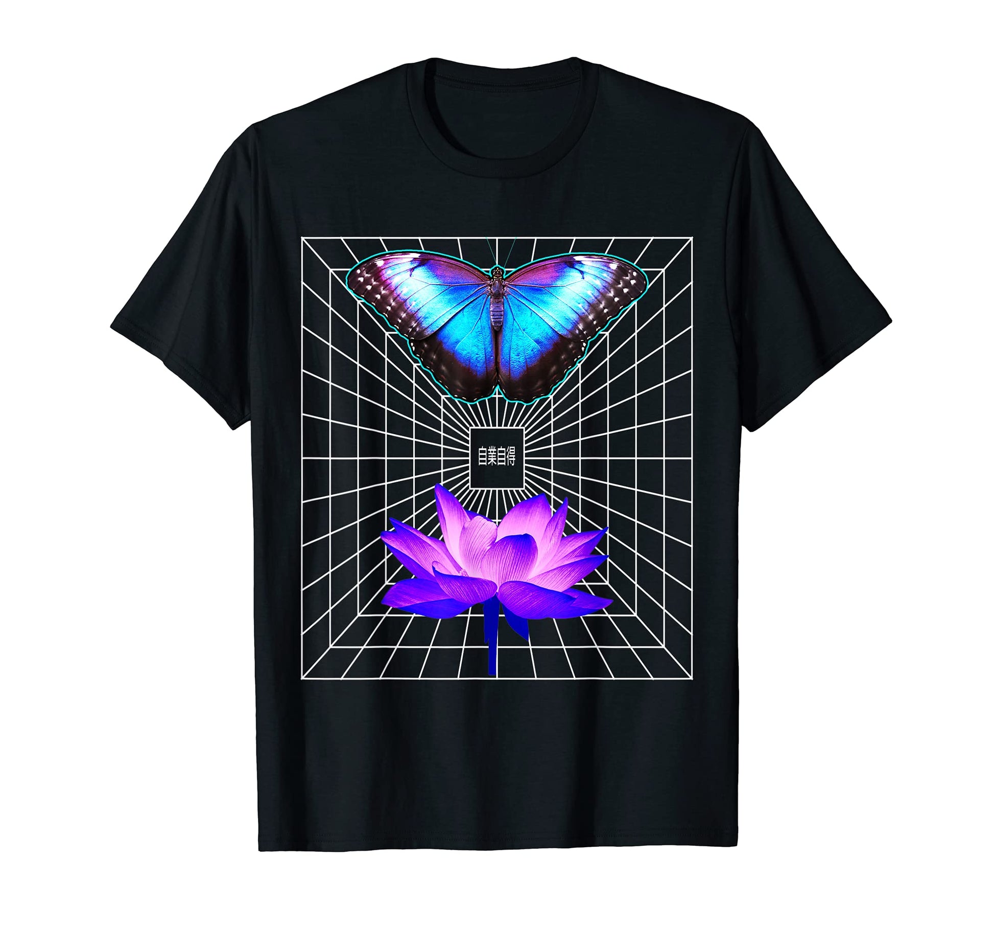 Butterfly Japanese Streetwear 80S 90S T-Shirt - Streetwear Style Unisex - T-Shirt, Sweatshirt, Hoodie