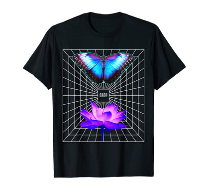 Butterfly Japanese Streetwear 80S 90S T-Shirt - Streetwear Style Unisex - T-Shirt, Sweatshirt, Hoodie