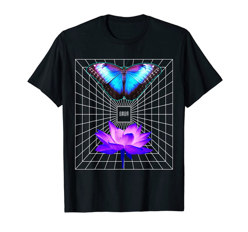 Butterfly Japanese Streetwear 80S 90S T-Shirt - Streetwear Style Unisex - T-Shirt, Sweatshirt, Hoodie