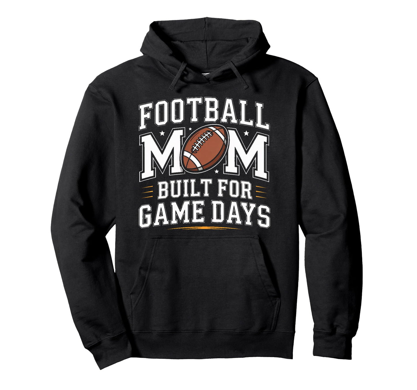 Football Mom Built Game Days Team Hoodie - Minimalist Print for Adults - T-Shirt, Sweatshirt, Hoodie