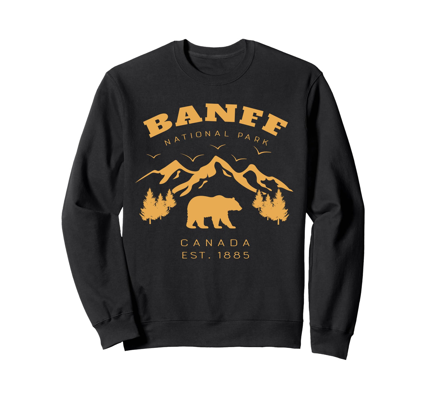 Banff National Park Canada Souvenir Sweatshirt - Unique Graphic for Adults - T-Shirt, Sweatshirt, Hoodie
