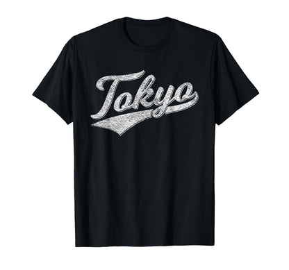 Tokyo Japan Varsity Script Sports Jersey T-Shirt - Aesthetic Graphic Unisex - T-Shirt, Sweatshirt, Hoodie