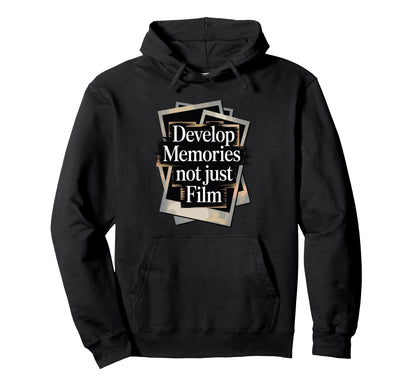 Silver Halide Great Moments Camera Hoodie - Minimalist Print for Adults - T-Shirt, Sweatshirt, Hoodie