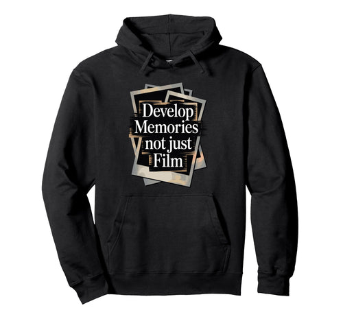 Silver Halide Great Moments Camera Hoodie - Minimalist Print for Adults - T-Shirt, Sweatshirt, Hoodie