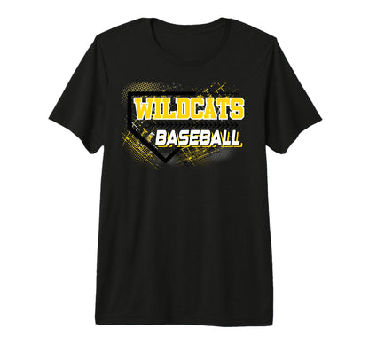 Wildcats Baseball Mom Sports Game T-Shirt - Fun Novelty Design Men Women - T-Shirt, Sweatshirt, Hoodie
