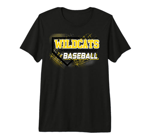 Wildcats Baseball Mom Sports Game T-Shirt - Fun Novelty Design Men Women - T-Shirt, Sweatshirt, Hoodie