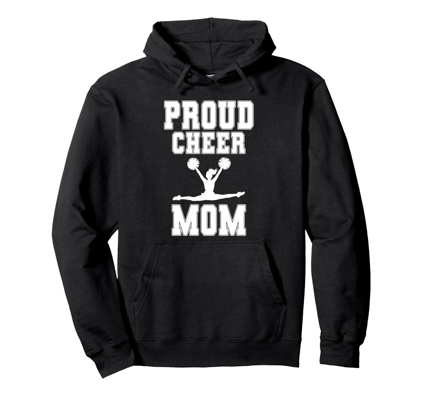 Proud Cheer Mom Game Day Sports Hoodie - Aesthetic Graphic for Adults - T-Shirt, Sweatshirt, Hoodie