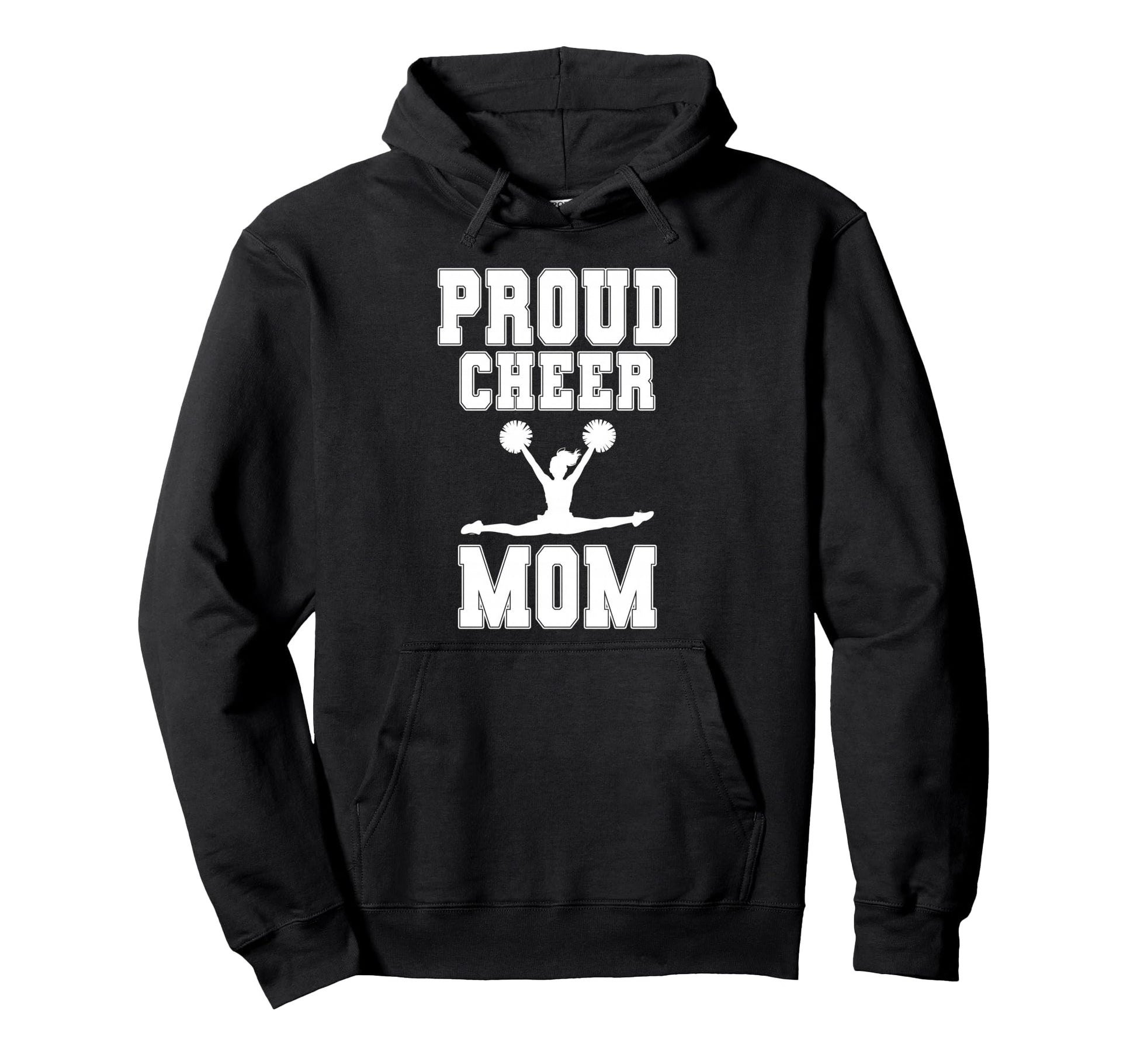 Proud Cheer Mom Game Day Sports Hoodie - Aesthetic Graphic for Adults - T-Shirt, Sweatshirt, Hoodie