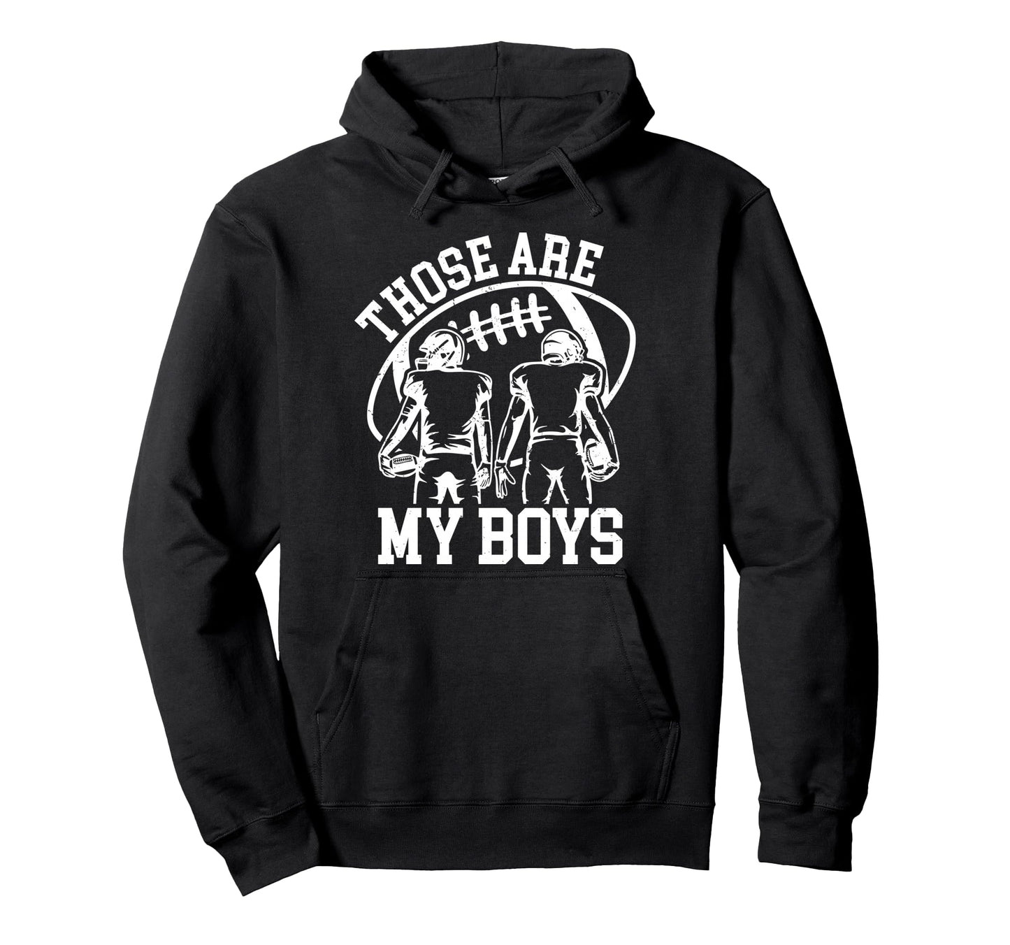 Those Are My Football Mom Mama Game Day Hoodie - Aesthetic Graphic Unisex - T-Shirt, Sweatshirt, Hoodie