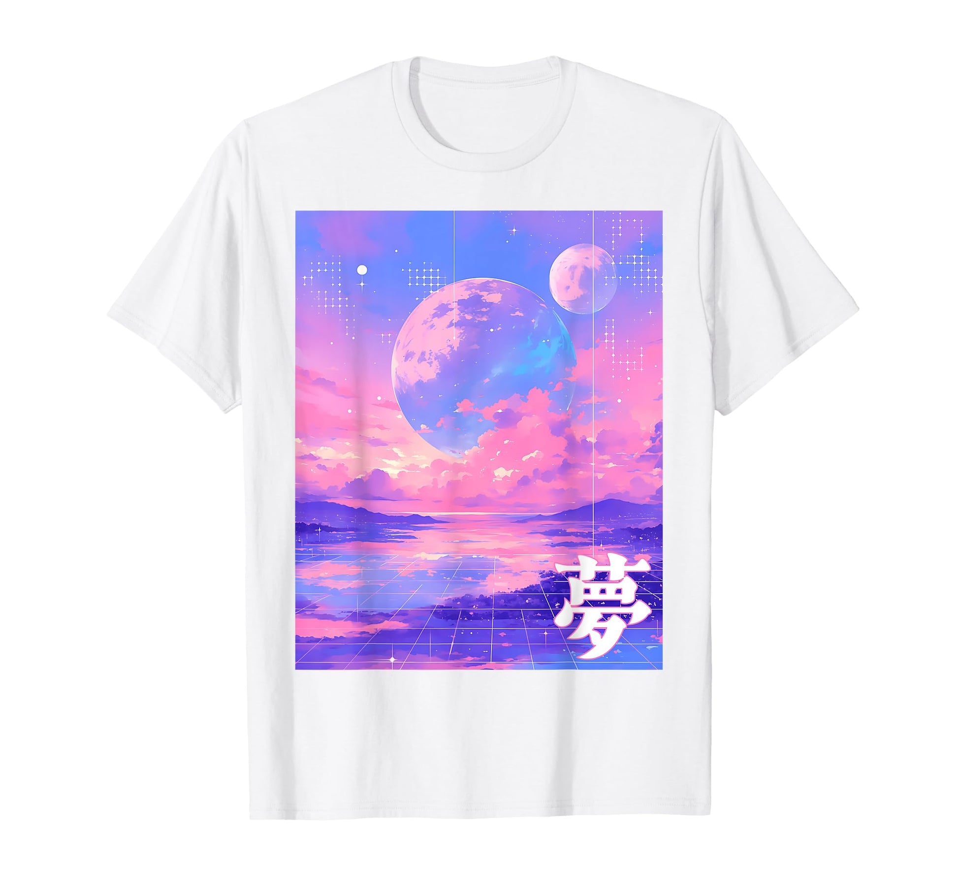 Dream Cloudy Sky Moon Pastel T-Shirt - Streetwear Style for Adults - T-Shirt, Sweatshirt, Hoodie