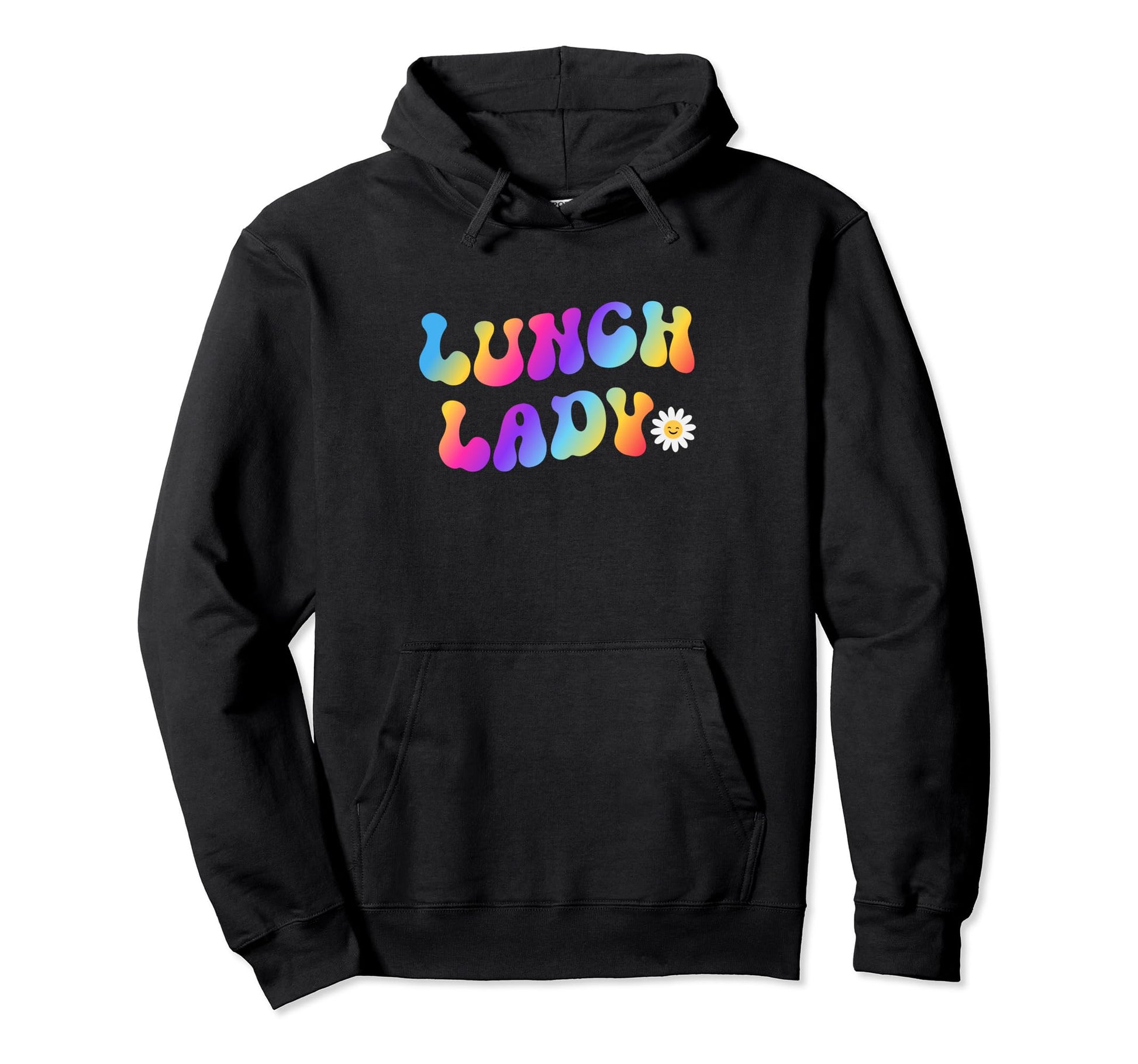 Rainbow Groovy Cafeteria Crew Work Hoodie - Streetwear Style Men Women - T-Shirt, Sweatshirt, Hoodie