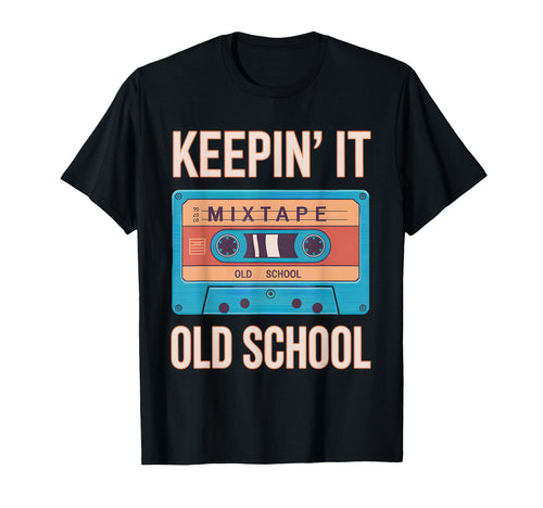 Old School Hip Hop 80S 90S Cassette T-Shirt - Novelty Apparel for Adults - T-Shirt, Sweatshirt, Hoodie