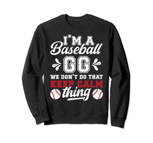 Im Baseball Gg Grandma Gg Sweatshirt - Aesthetic Graphic for Adults - T-Shirt, Sweatshirt, Hoodie