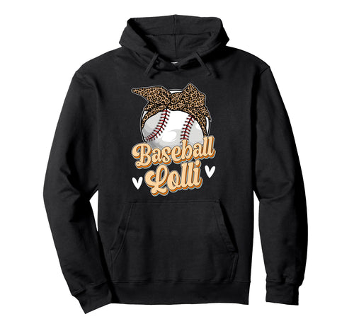 Baseball Lolli Leopard Grandma Lolli Hoodie - Aesthetic Graphic for Adults - T-Shirt, Sweatshirt, Hoodie
