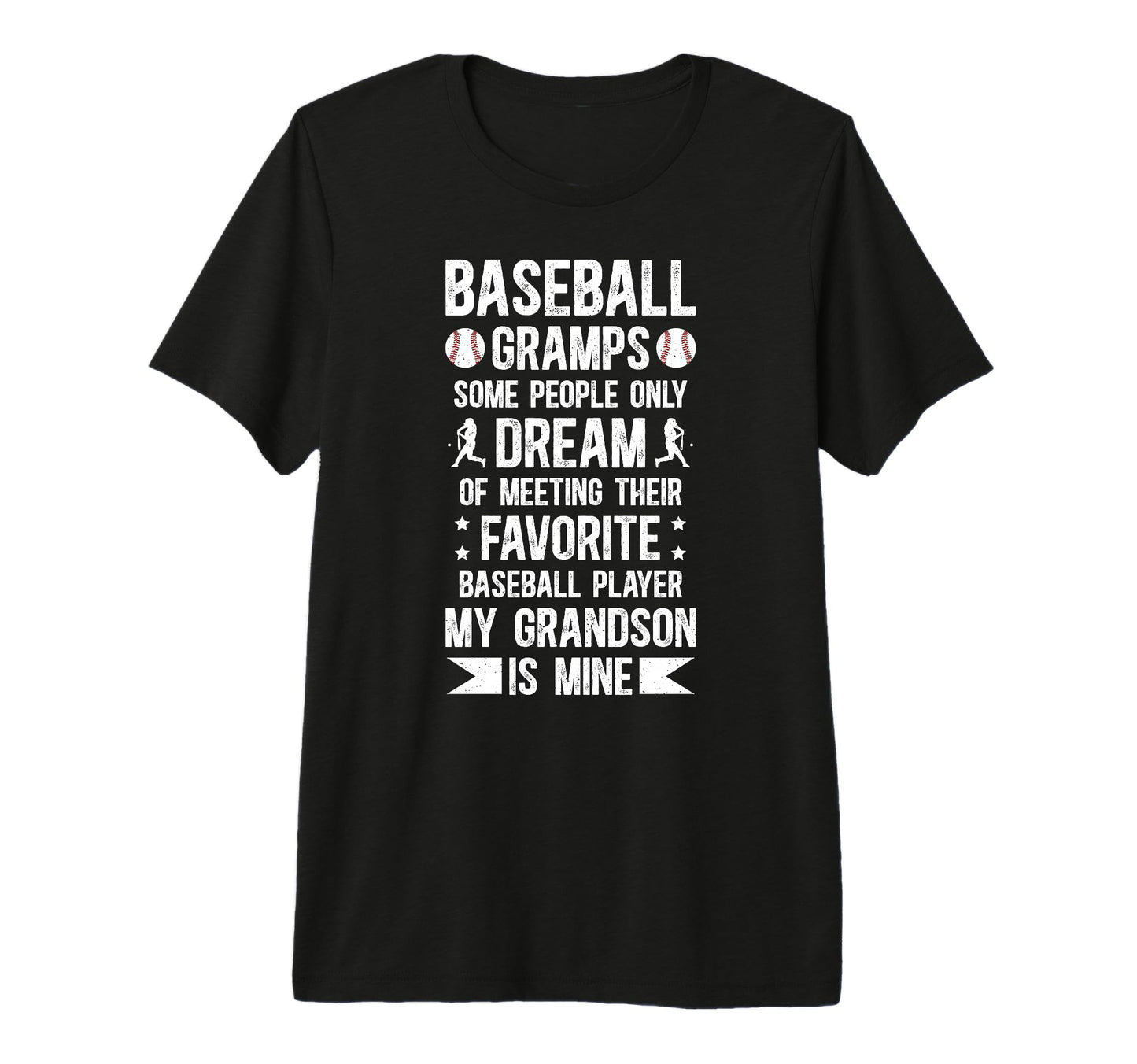 Mens Favorite Baseball Player Gramps T-Shirt - Novelty Apparel Unisex - T-Shirt, Sweatshirt, Hoodie