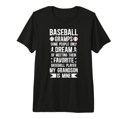 Mens Favorite Baseball Player Gramps T-Shirt - Novelty Apparel Unisex - T-Shirt, Sweatshirt, Hoodie