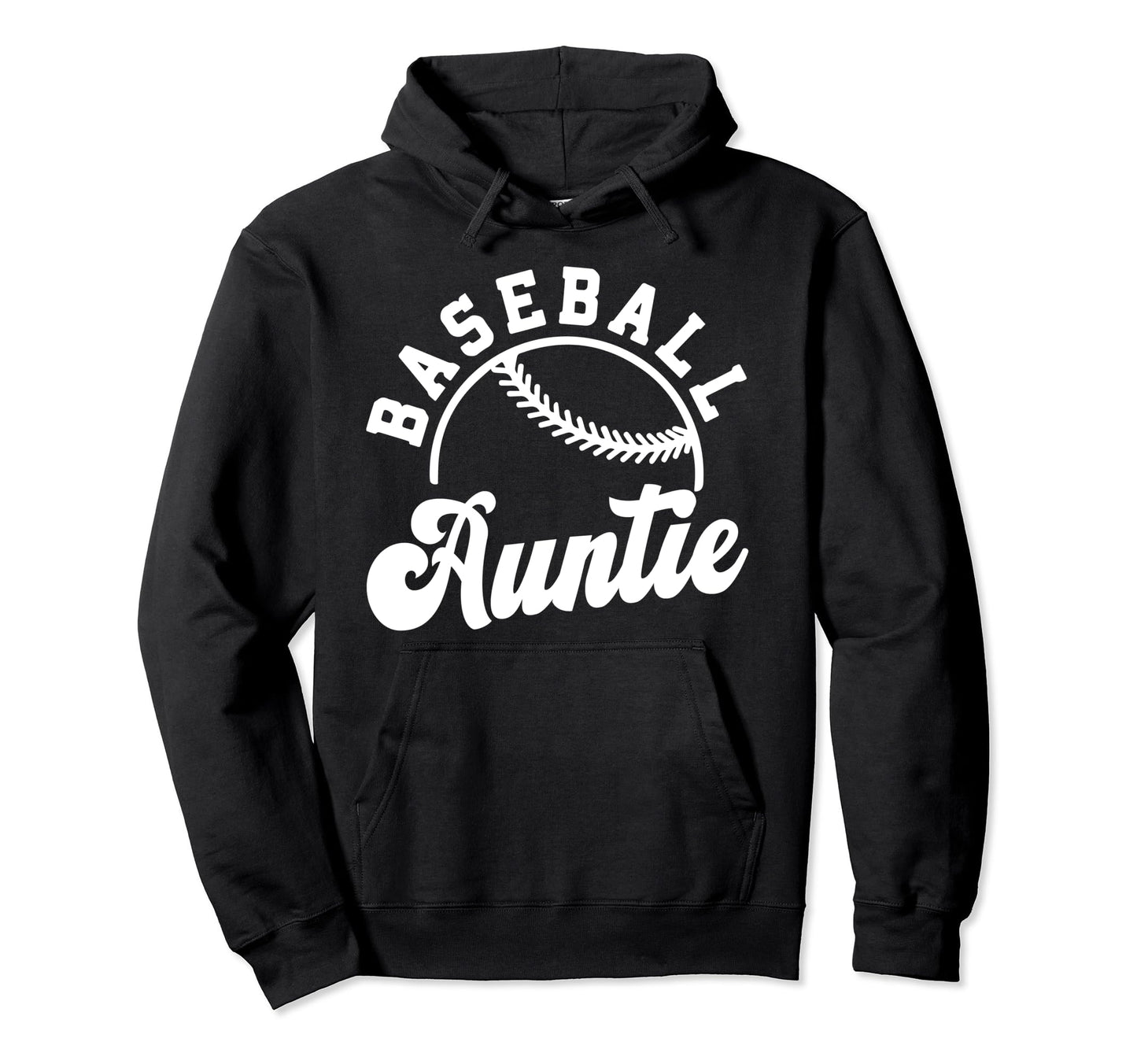 Baseball Auntie Matching Baseball Team Hoodie - Graphic Print Men Women - T-Shirt, Sweatshirt, Hoodie