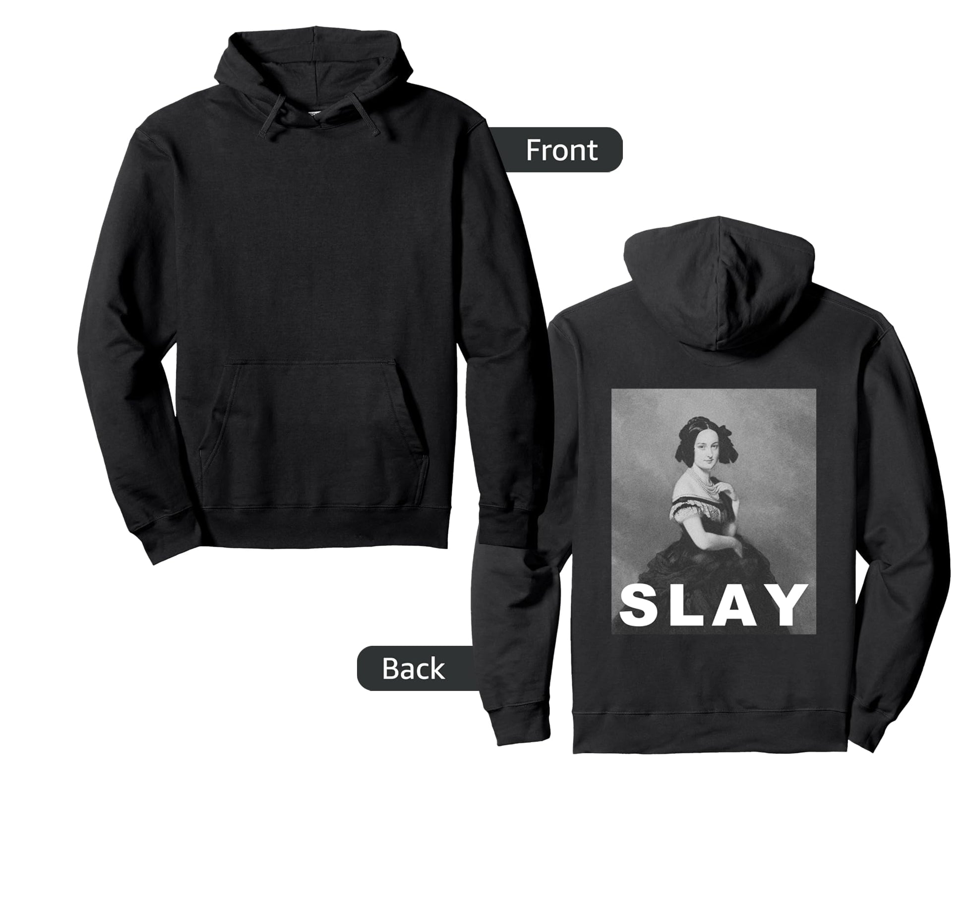 Slay Grunge Aesthetic 80S 90S Indie Hoodie - Unique Graphic Unisex - T-Shirt, Sweatshirt, Hoodie
