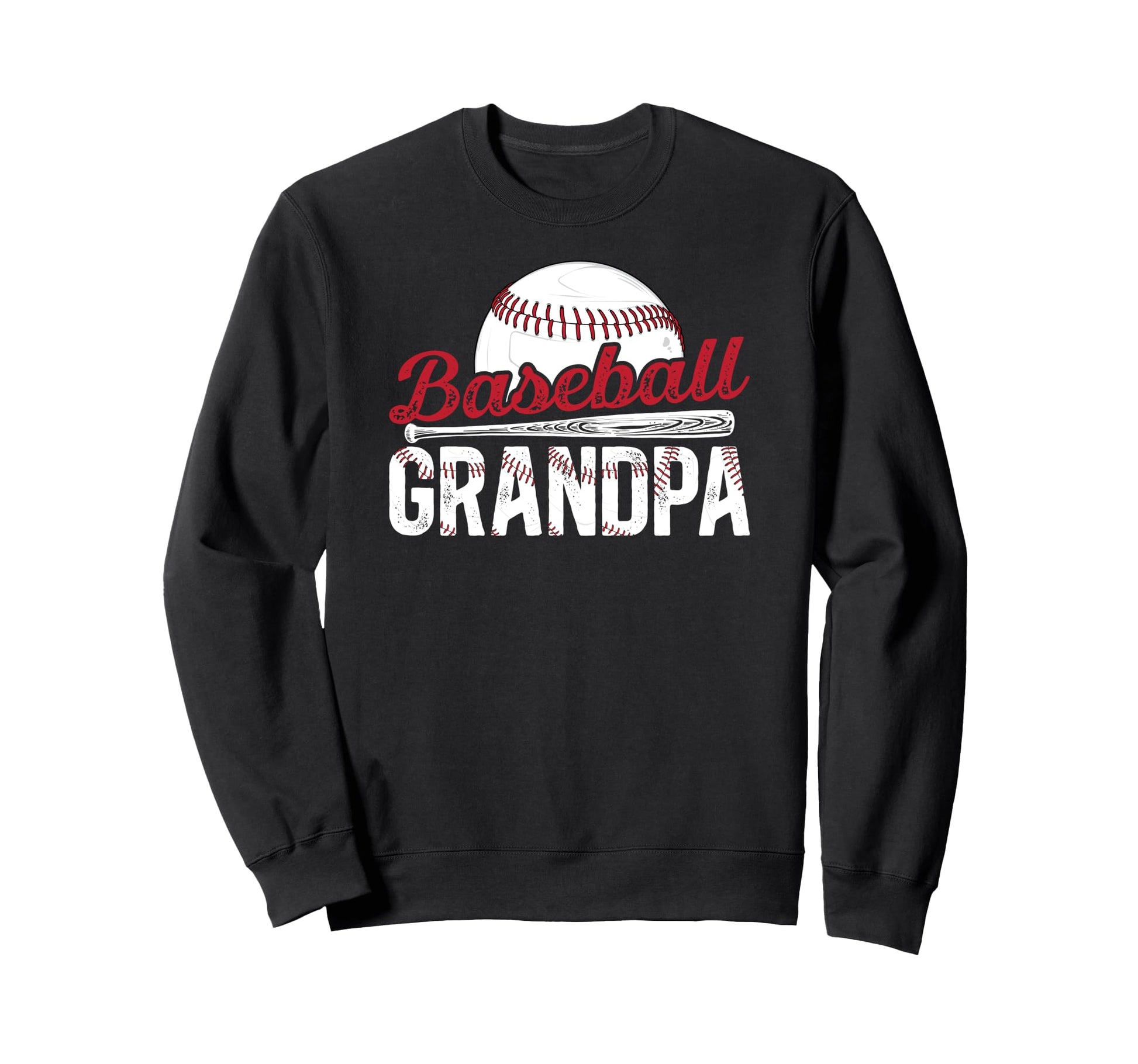 Baseball Grandpa Baseball Player Sweatshirt - Graphic Print Men Women - T-Shirt, Sweatshirt, Hoodie